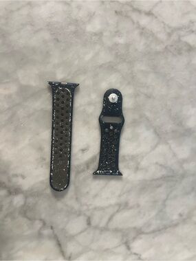 Nike Black and White Perforated Sport Band